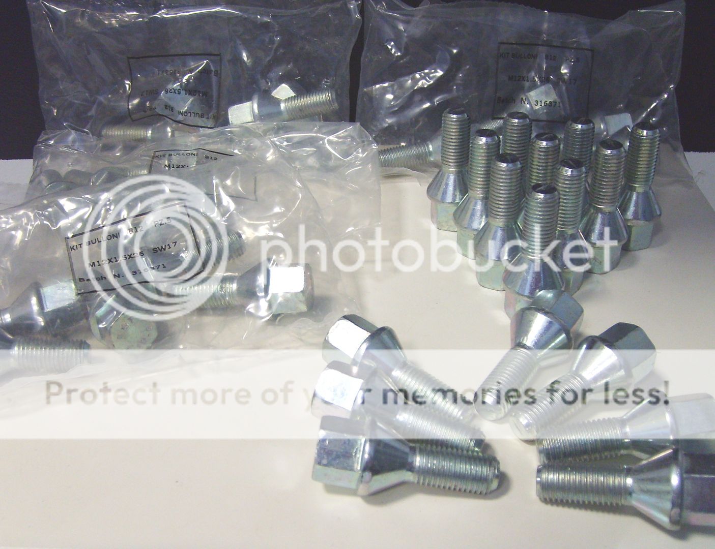 20/ PZ/ / Bullone Ruota conica 60/ /° M14/ x 1,5/ 28/ mm vv